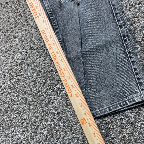 Vintage Levi's SilverTab Jeans 23x27 Gray USA Made Distressed Straight Leg 90s - Picture 7 of 11